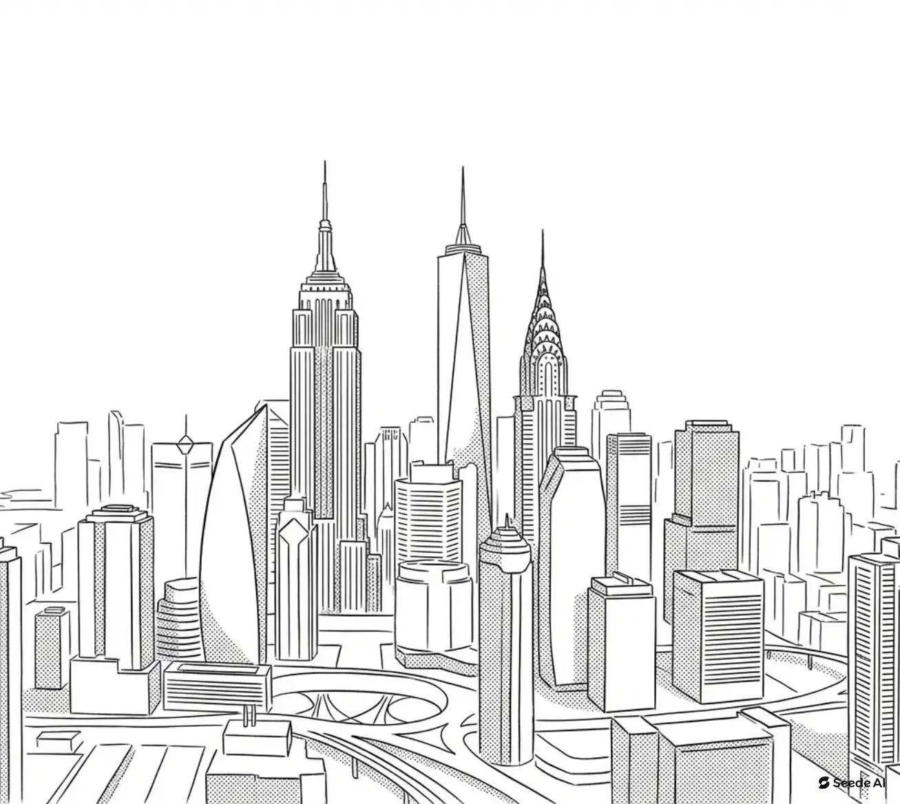 LINE ART style preview